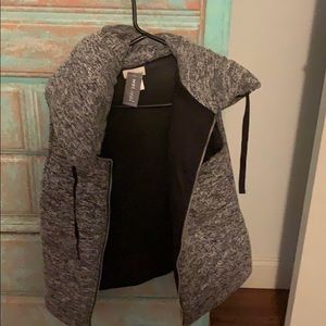 Sweater material vest!